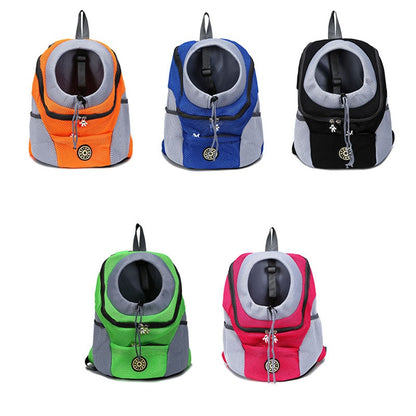 Double-Shoulder Pet Dog Backpack Carrier