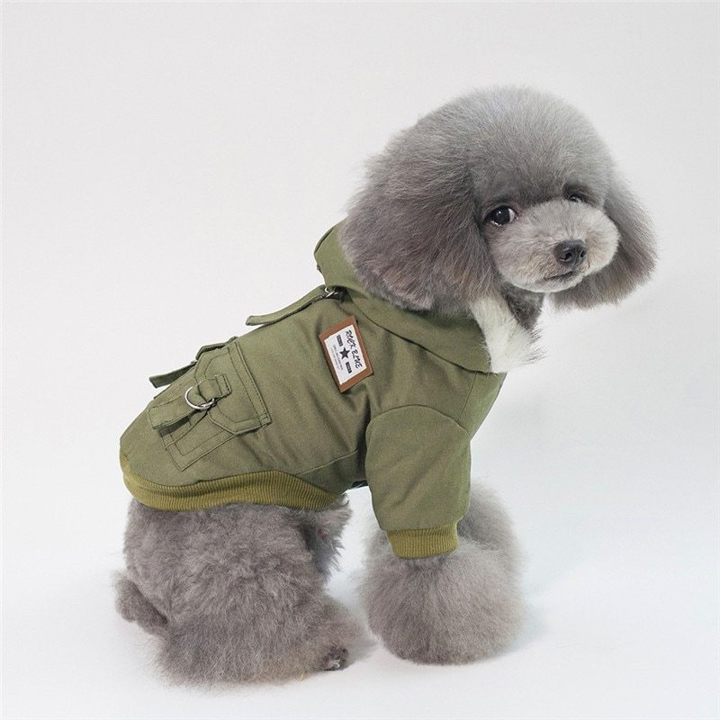 Premium Dog Winter Jacket with Hoodie -  Warm Pet Coat