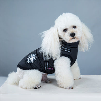 Waterproof Winter Dog Coat with Harness - Warm Pet Clothing for Dogs