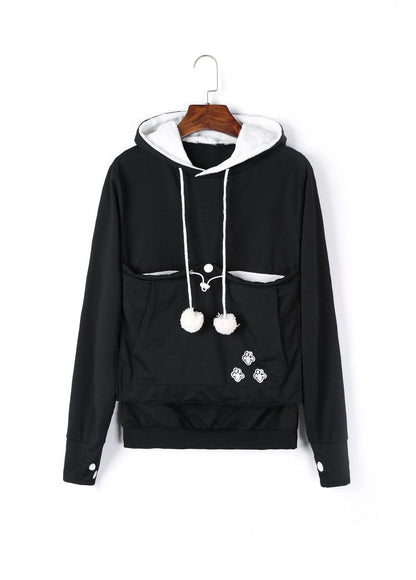 Cute Hoodies With Pet Pocket For Cat or Dog