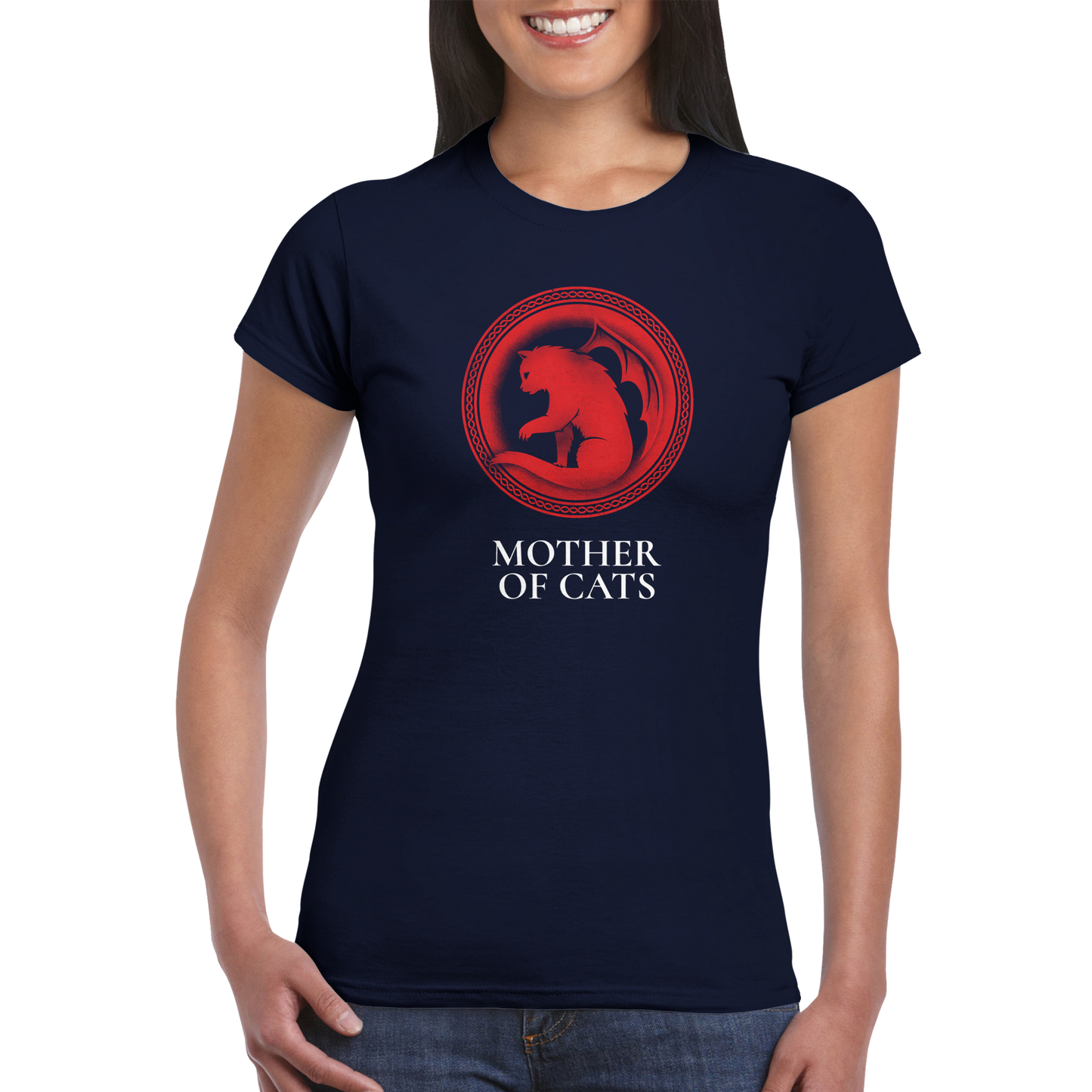 Mother of cats, Classic Women's Crewneck T-shirt