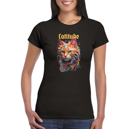 Catitude, Classic Women's Crewneck T-shirt