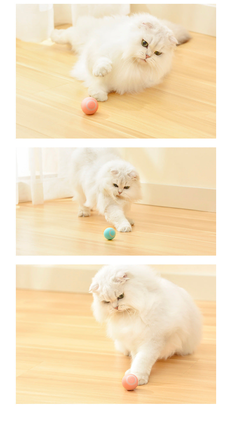 Smart Gravity-Powered Cat Teaser Toy: Automatic