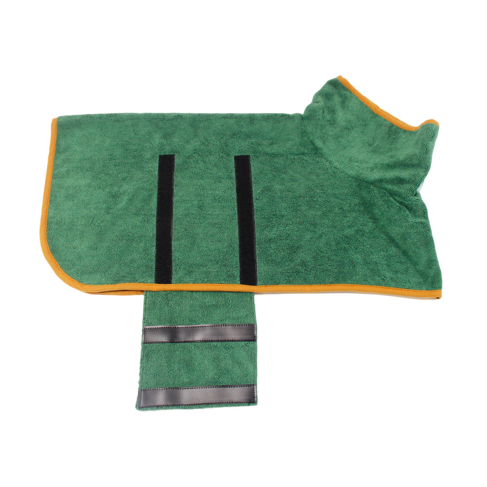 Absorbent Pet Bathrobe Waist-wrapped