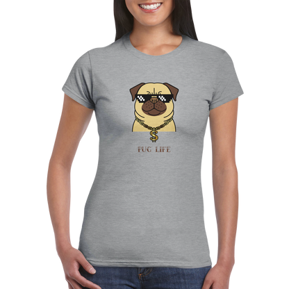 Pug Life, Classic Women's Crewneck T-shirt