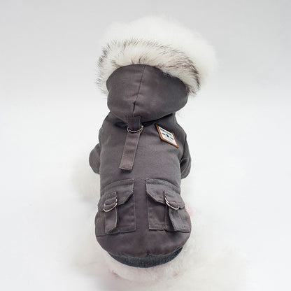 Premium Dog Winter Jacket with Hoodie -  Warm Pet Coat