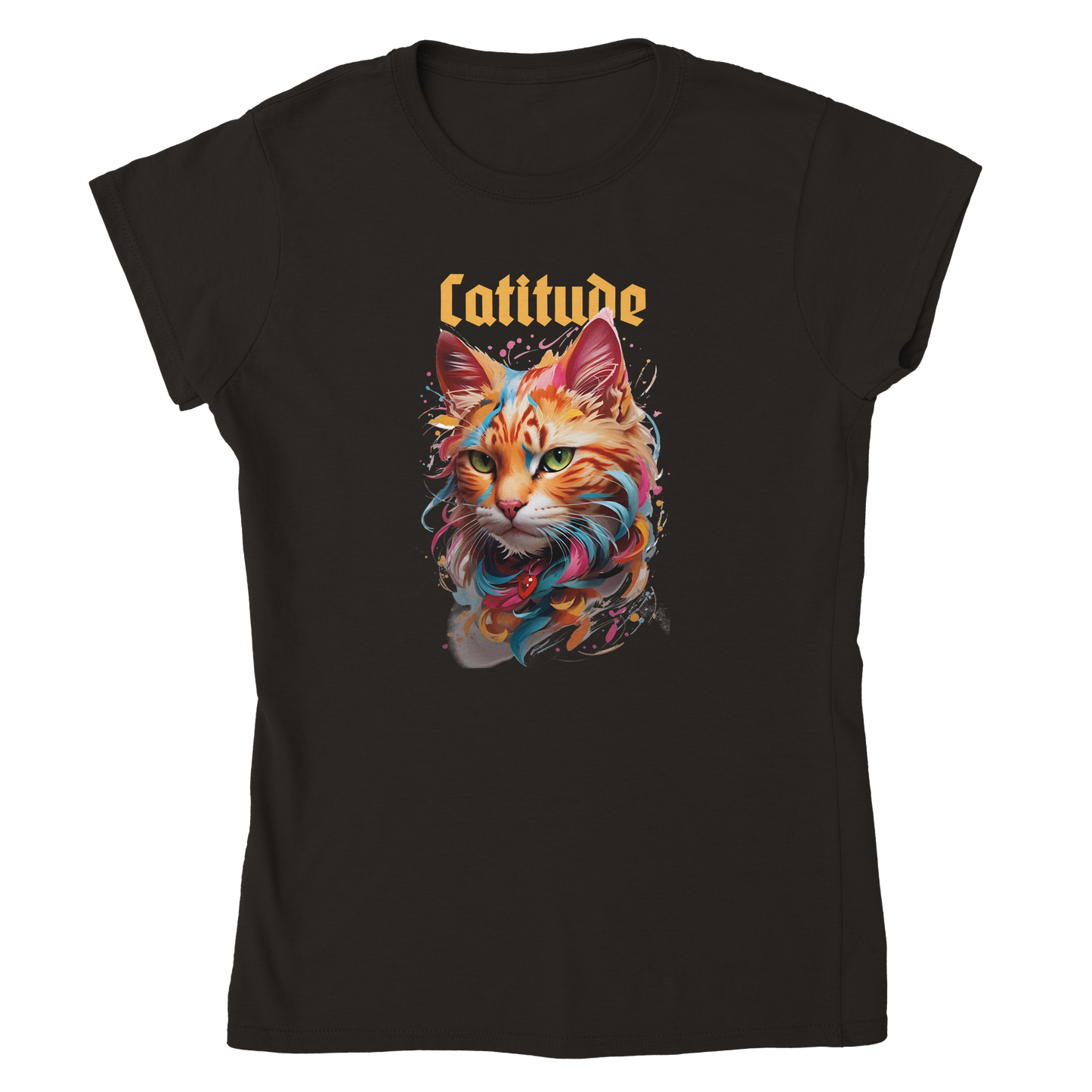 Catitude, Classic Women's Crewneck T-shirt