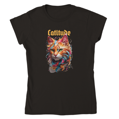 Catitude, Classic Women's Crewneck T-shirt