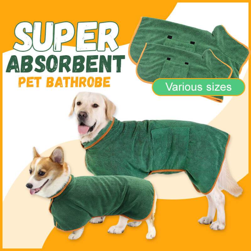 Absorbent Pet Bathrobe Waist-wrapped