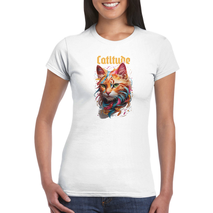 Catitude, Classic Women's Crewneck T-shirt