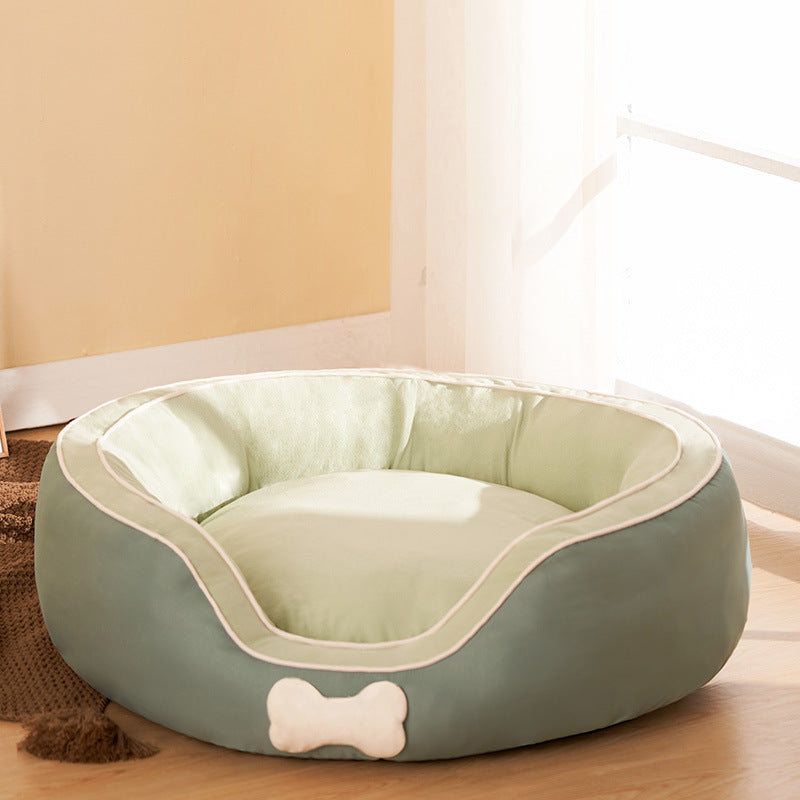 Soft Winter Pet Bed - Warm Cat & Dog Sofa for Small to Medium Pets