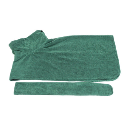 Absorbent Pet Bathrobe Waist-wrapped