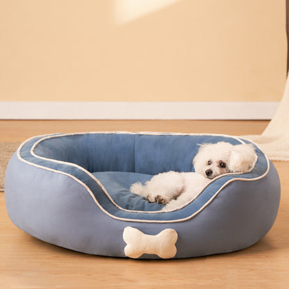 Soft Winter Pet Bed - Warm Cat & Dog Sofa for Small to Medium Pets