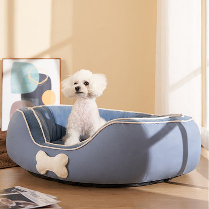 Soft Winter Pet Bed - Warm Cat & Dog Sofa for Small to Medium Pets