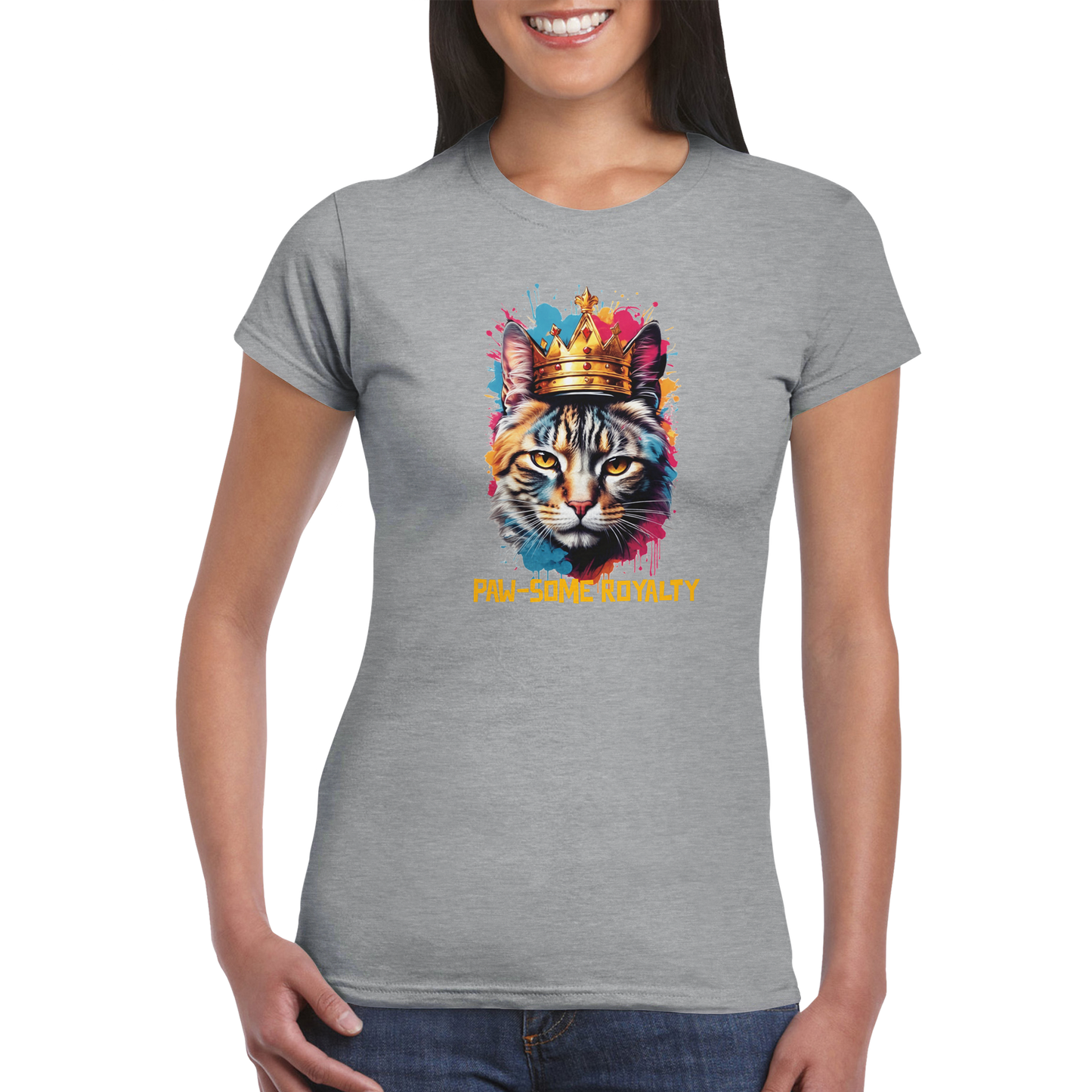 Royal cat, Classic Women's Crewneck T-shirt