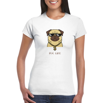 Pug Life, Classic Women's Crewneck T-shirt