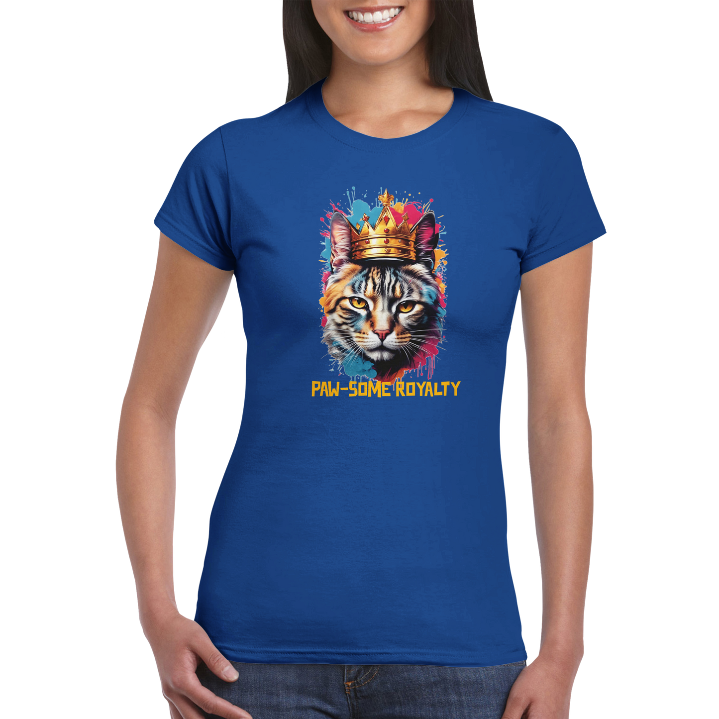 Royal cat, Classic Women's Crewneck T-shirt