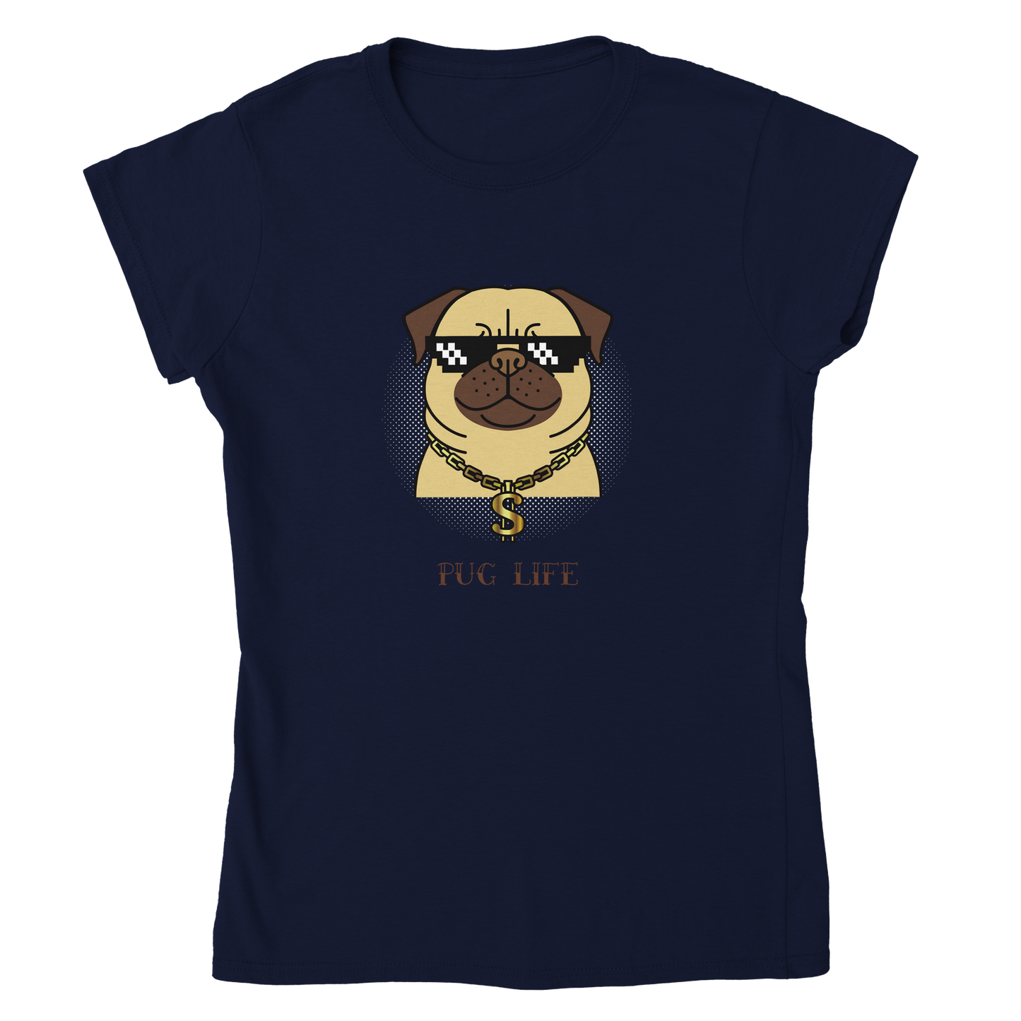 Pug Life, Classic Women's Crewneck T-shirt