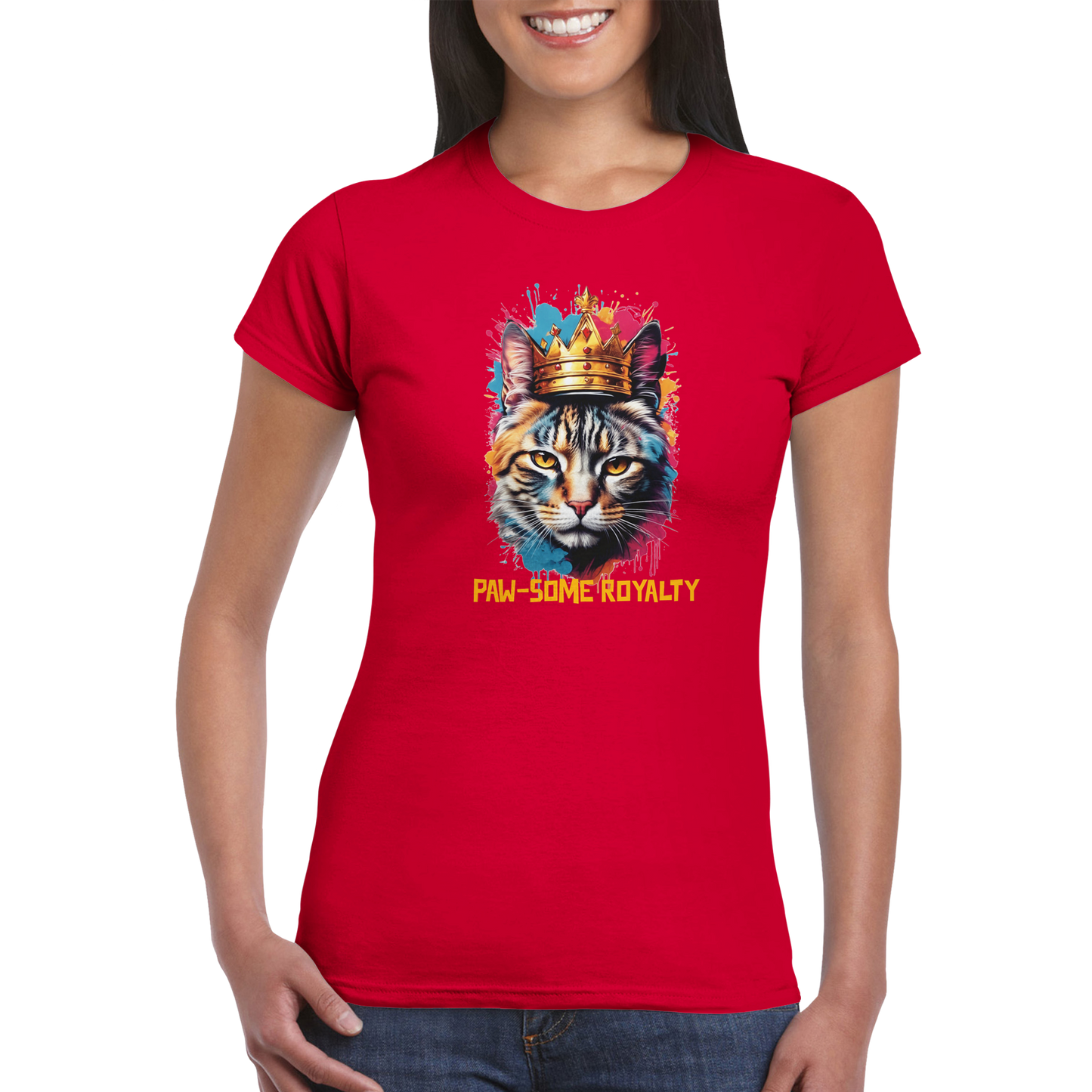 Royal cat, Classic Women's Crewneck T-shirt