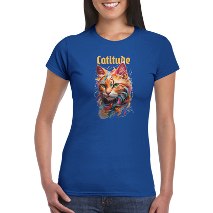 Catitude, Classic Women's Crewneck T-shirt