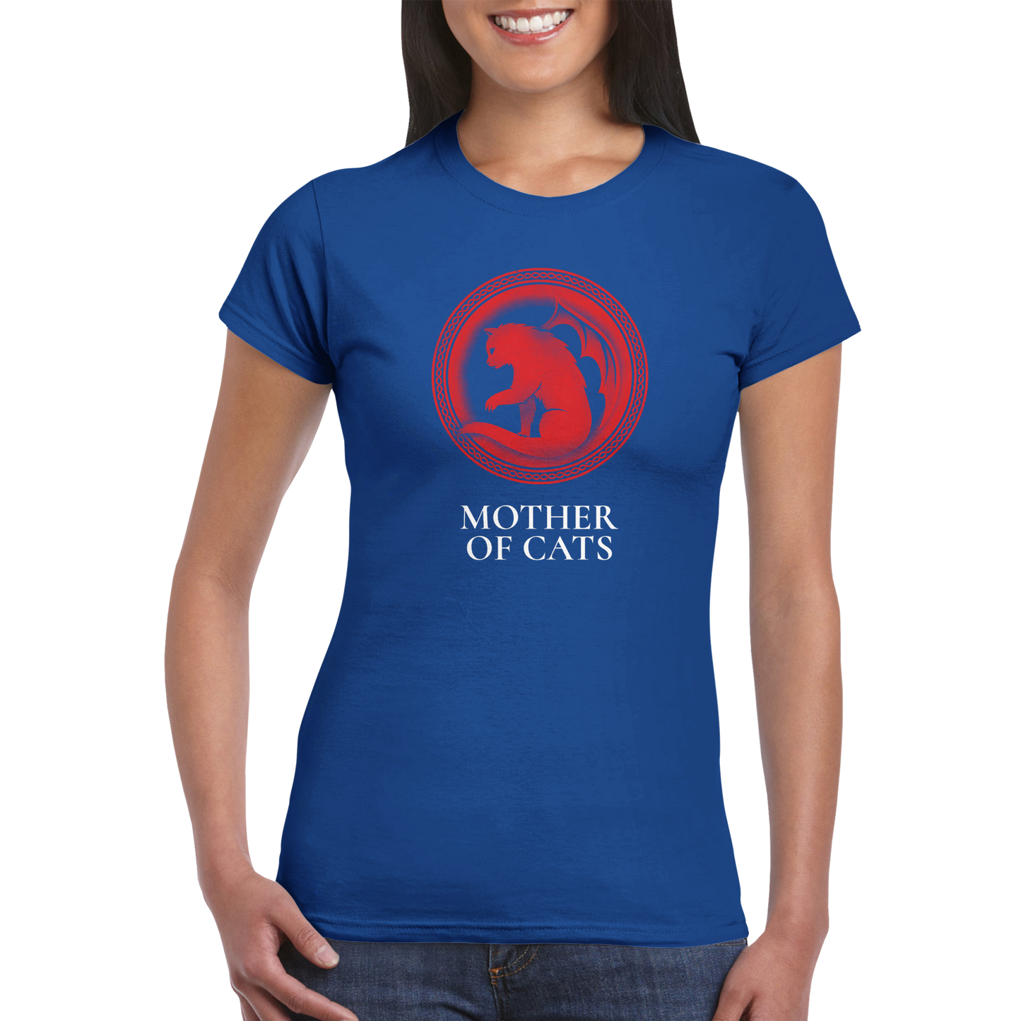 Mother of cats, Classic Women's Crewneck T-shirt