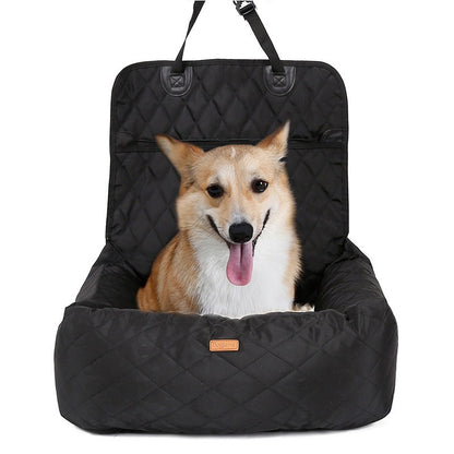 Versatile 2-in-1 Dog Carrier and Car Seat: Thickened Foldable Pet Bed and Mattress